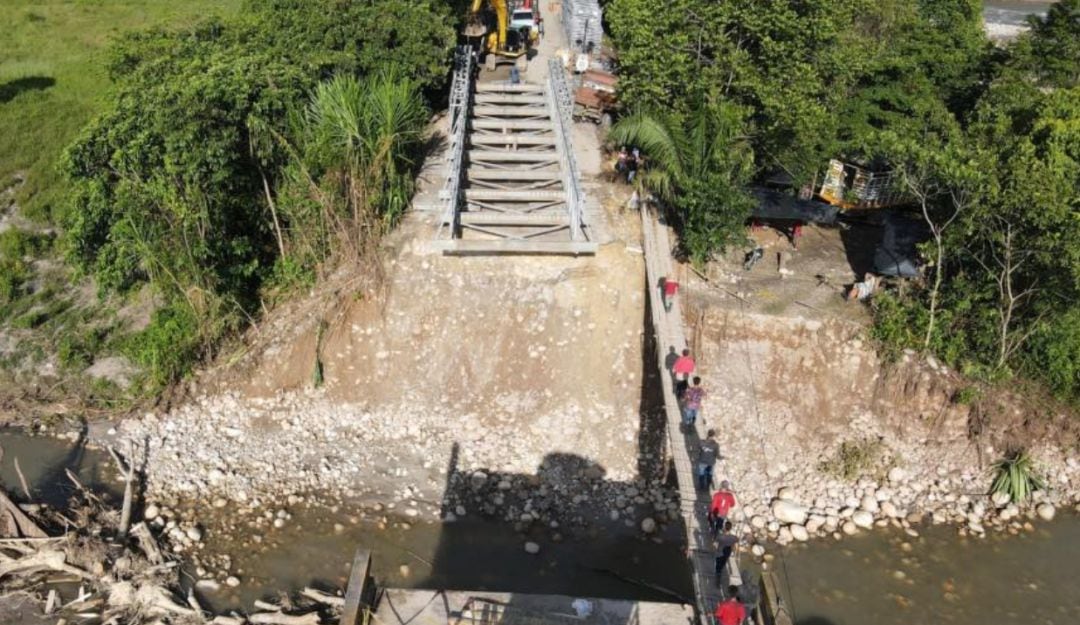 Avanza en un 40% el puente que habilitará el paso entre Boyacá y Arauca.