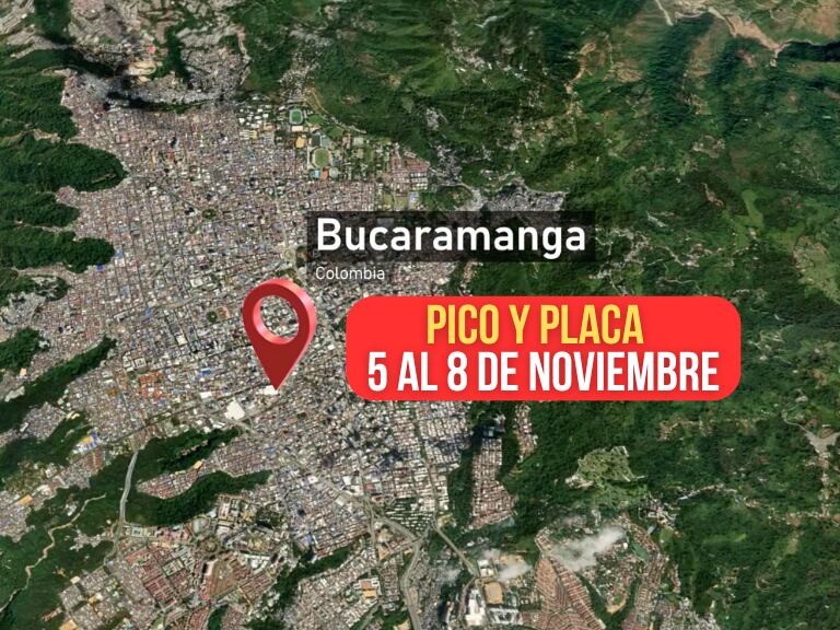 Mapa de la ciudad de Bucaramanga (Getty Images)