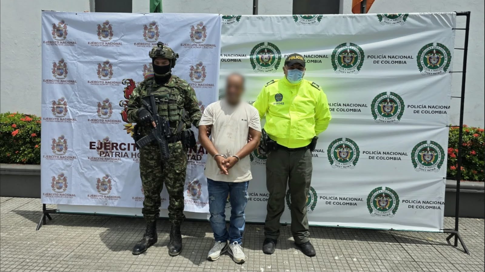 Capturado alias ‘El Paisa’ , pedido en extradición por narcotráfico en el Urabá antioqueño. Foto: DIJIN.