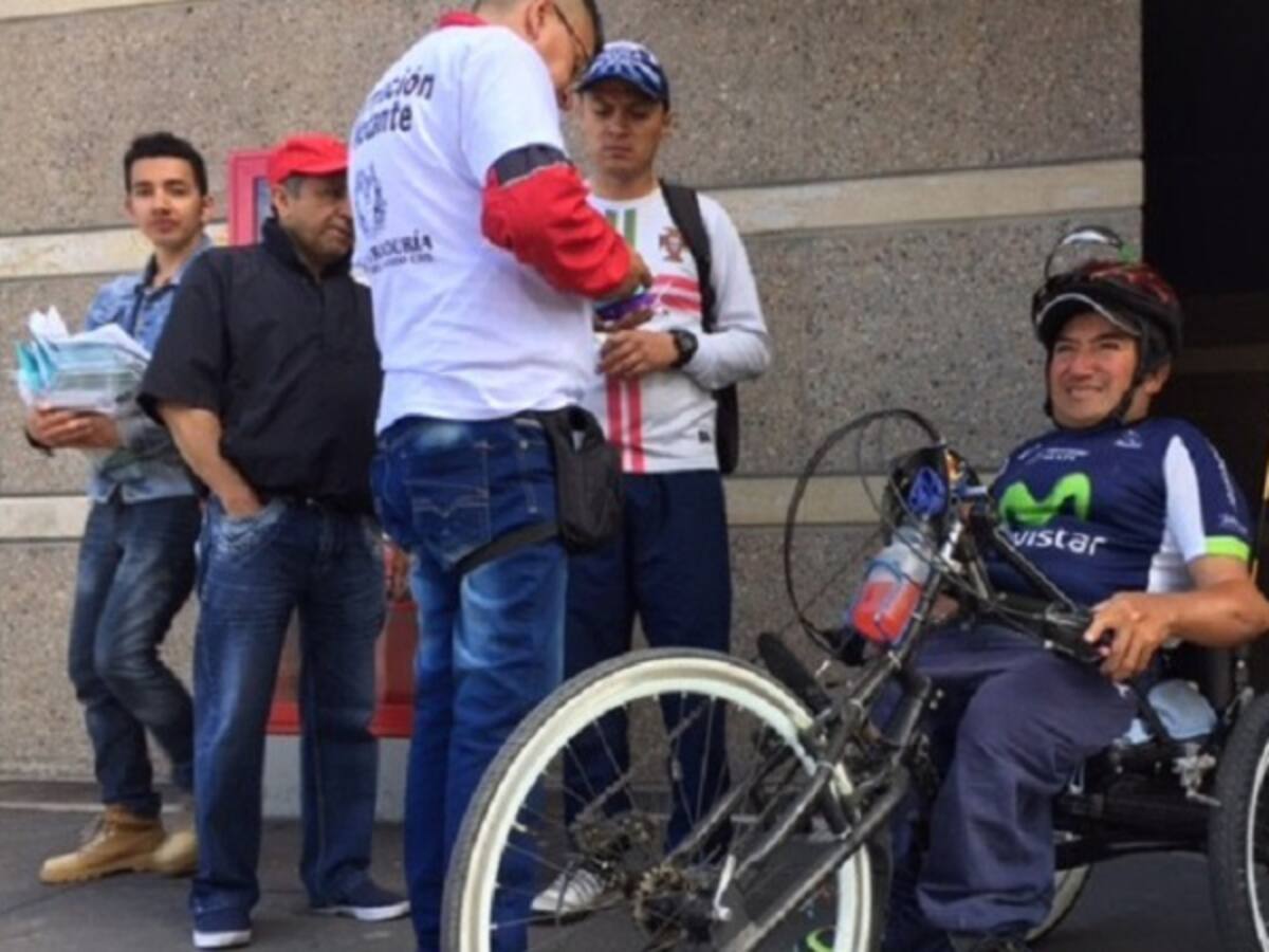 En "bicisilla" a votar