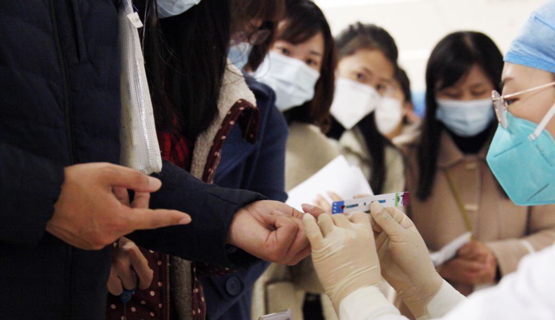 Pruebas sobre la hepatitis en China
