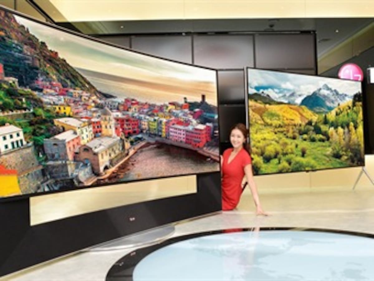 LG presenta el primer televisor ultra HD curvo de 105 pulgadas