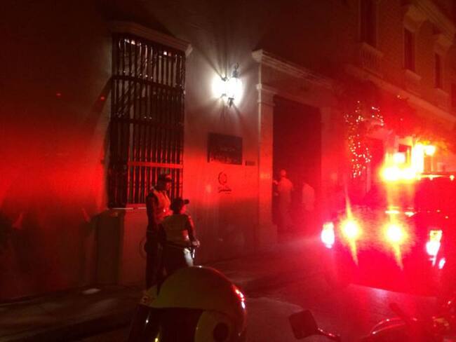 Bomberos atiende emergencia en lujoso hotel del Centro Histórico de Cartagena
