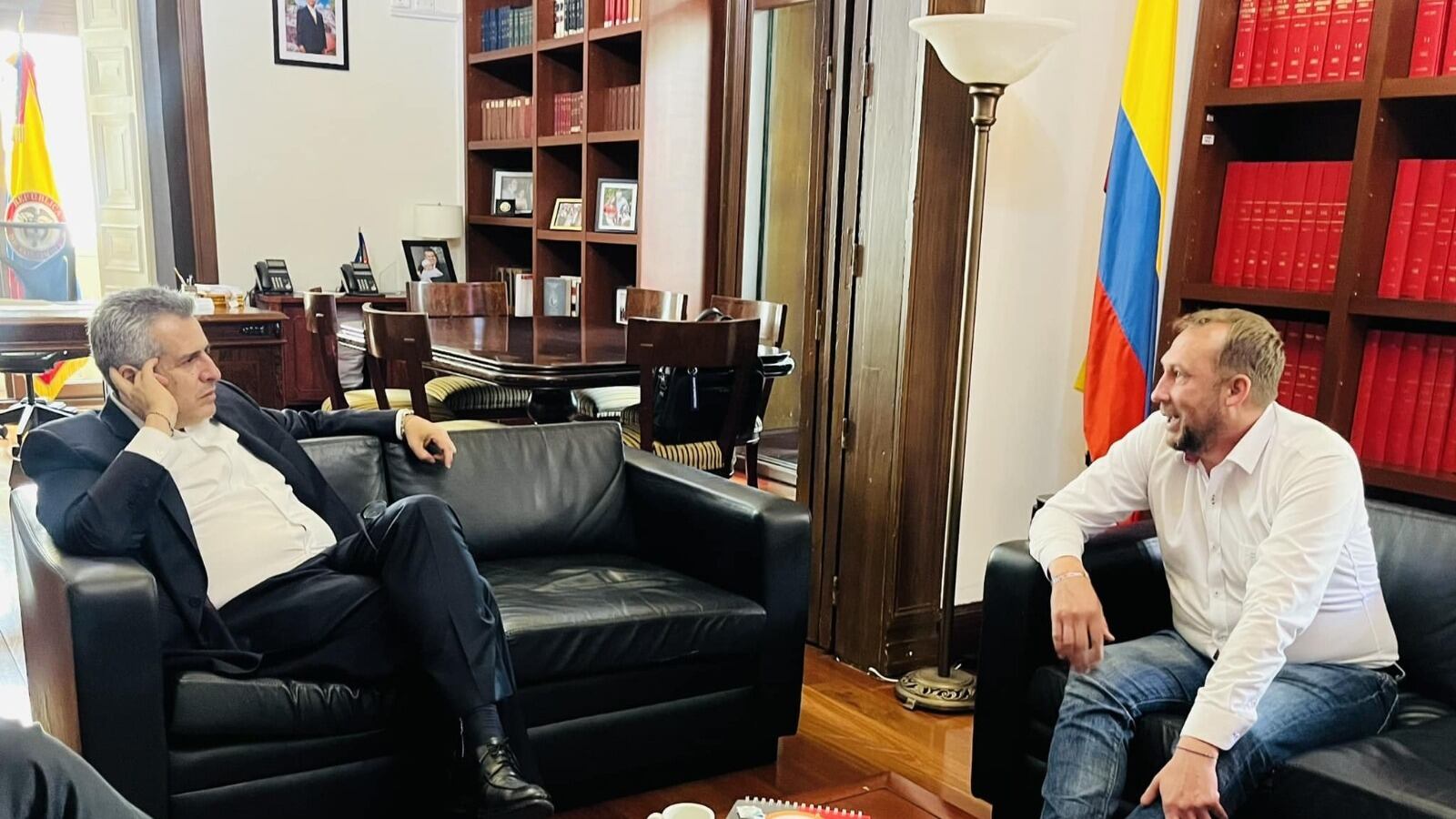 Mikhail Krasnov, alcalde electo de Tunja se reunió con Ministro del Interior