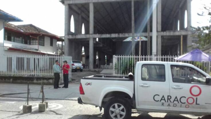 Se ha construido 60% del templo de nuestra señora de las Mercedes de Circasia