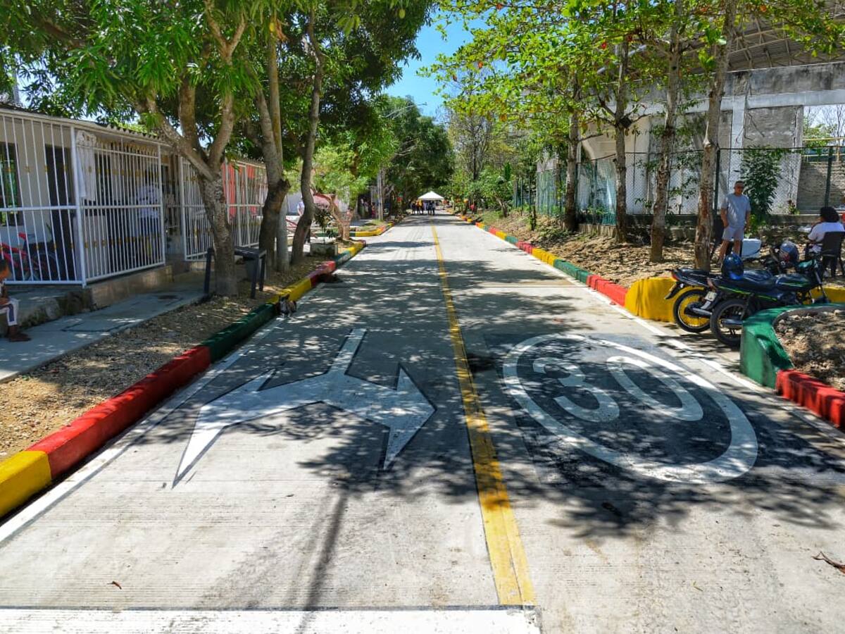 Barrios Unidos tendrá 10 calles pavimentadas con recursos de la Alcaldía de Cartagena