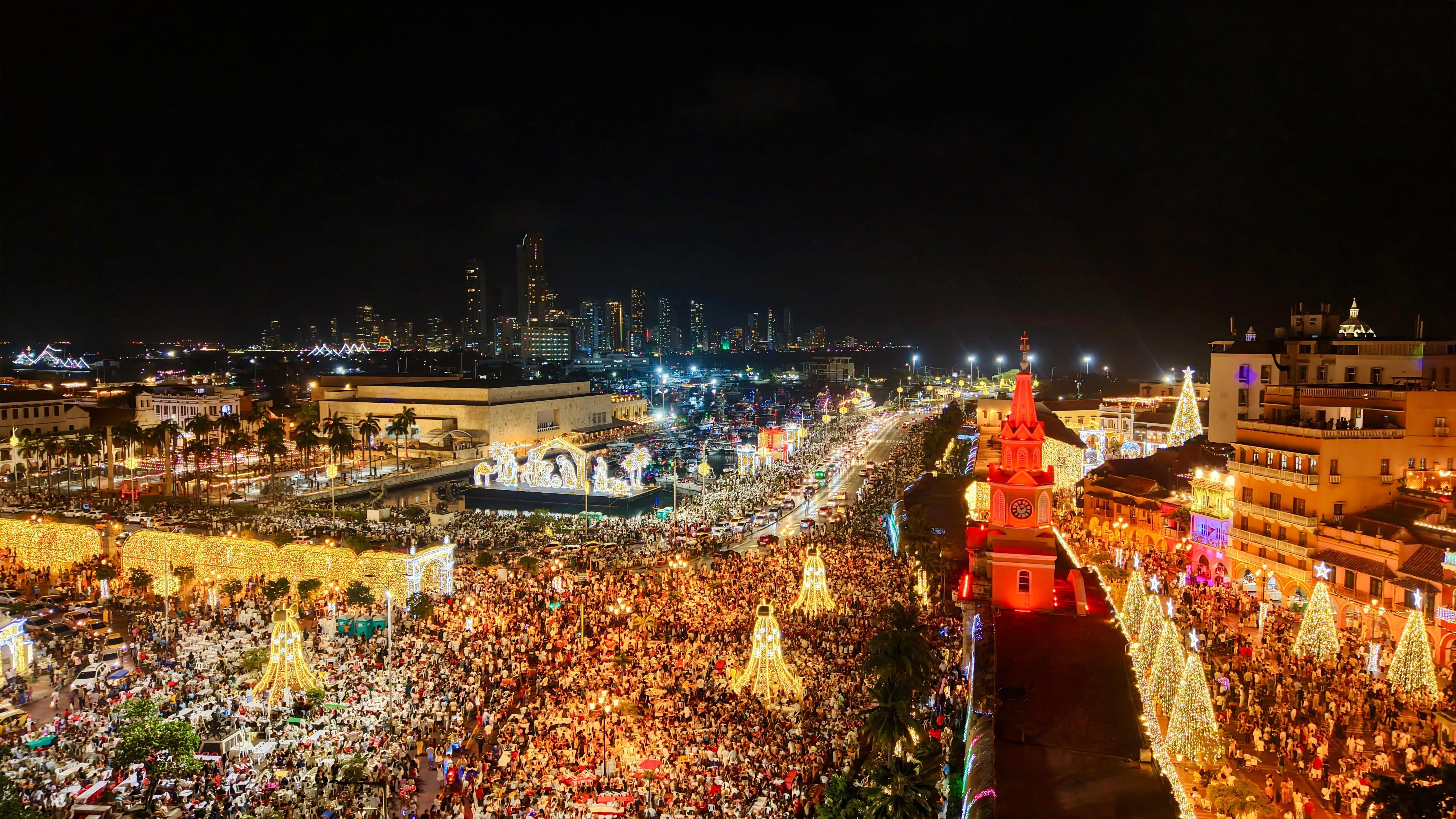 Cartagena temporada fin de año 2025. // Alcaldía de Cartagena