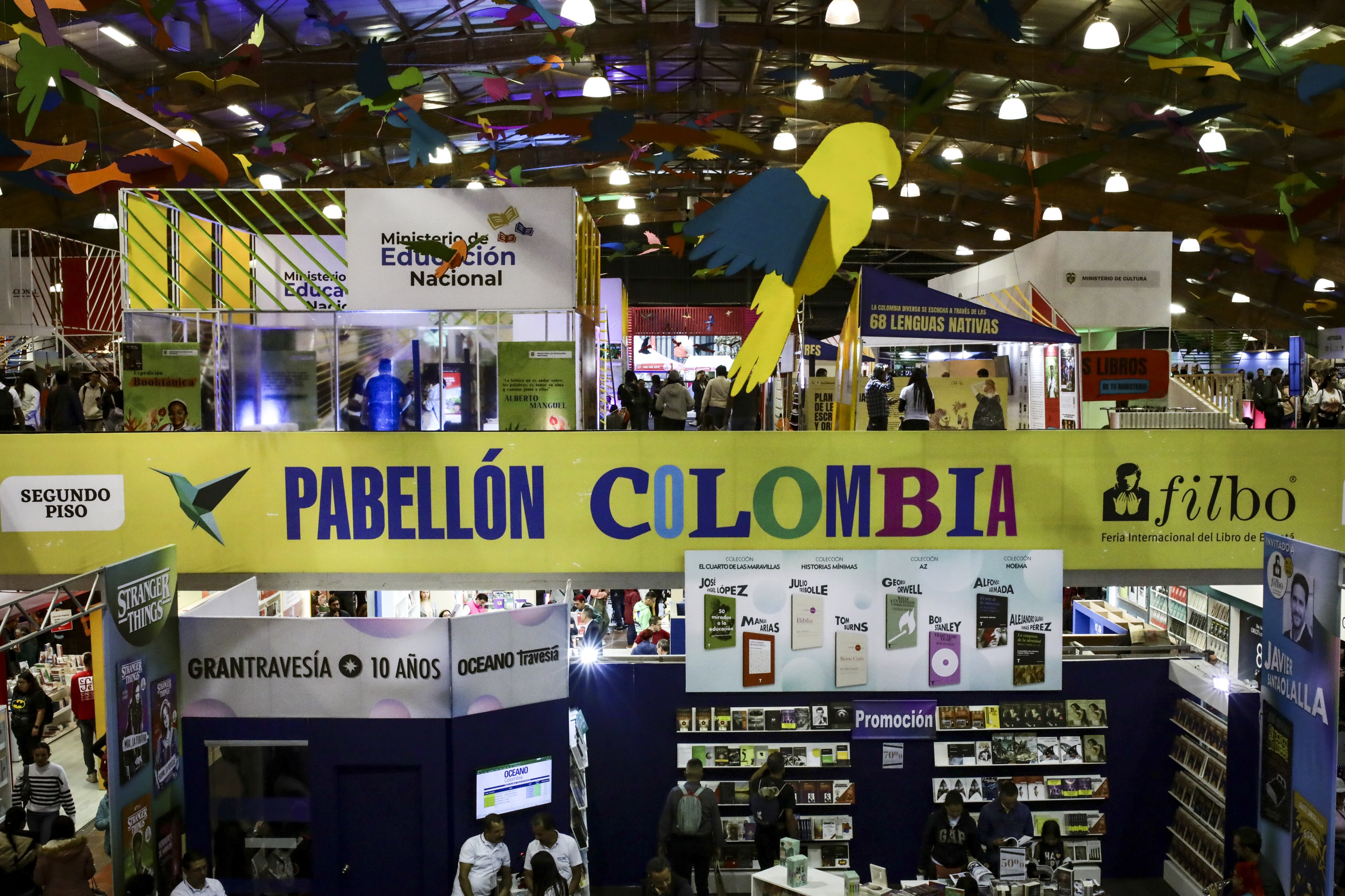 BOGOTÁ, COLOMBIA - APRIL 23: Feria del libro en Bogotá (Photo by Juancho Torres/Anadolu Agency via Getty Images)