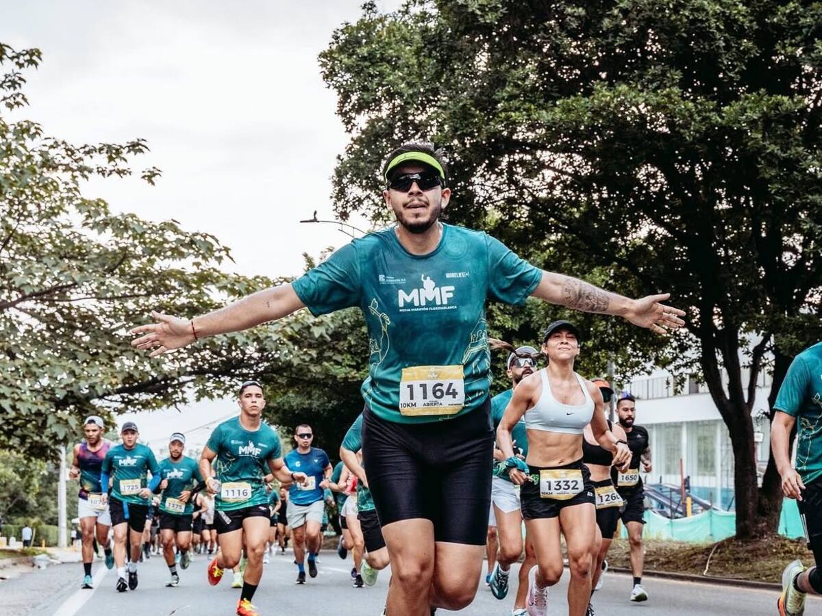 Por la Media Maratón de Floridablanca, habrá cierres viales este domingo. ¿Cuáles son?