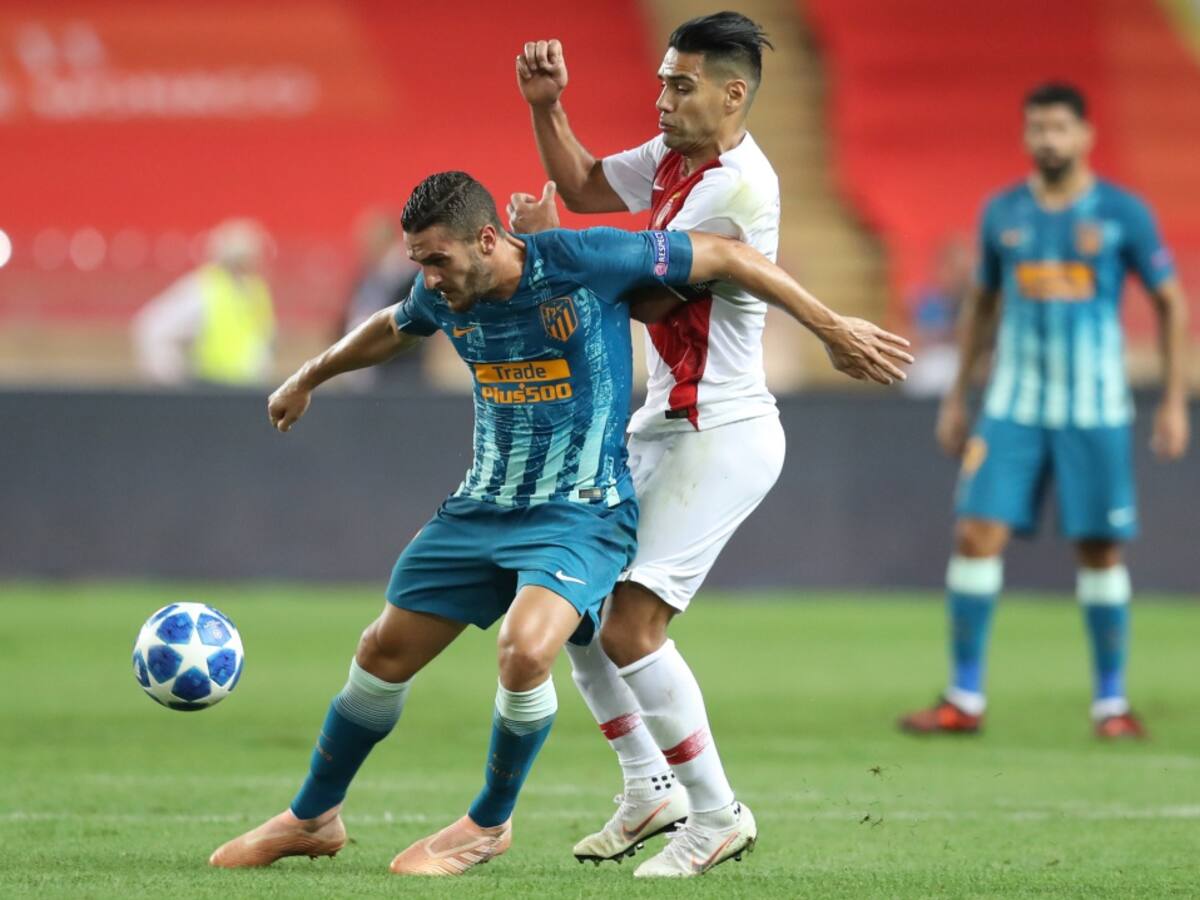 Falcao y Mónaco visitan a Atlético de Madrid con Santiago Arias