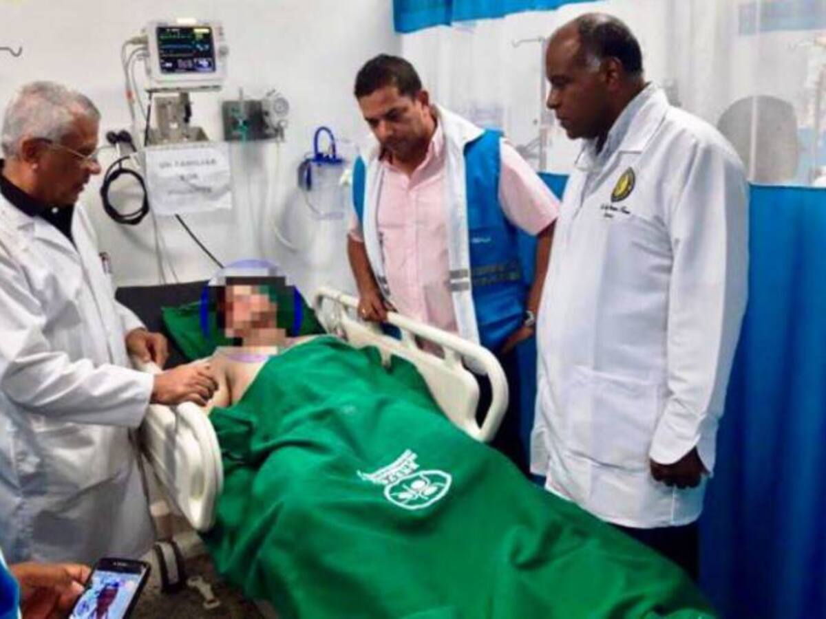 DADIS activa red hospitalaria para atender estudiantes heridos en accidente
