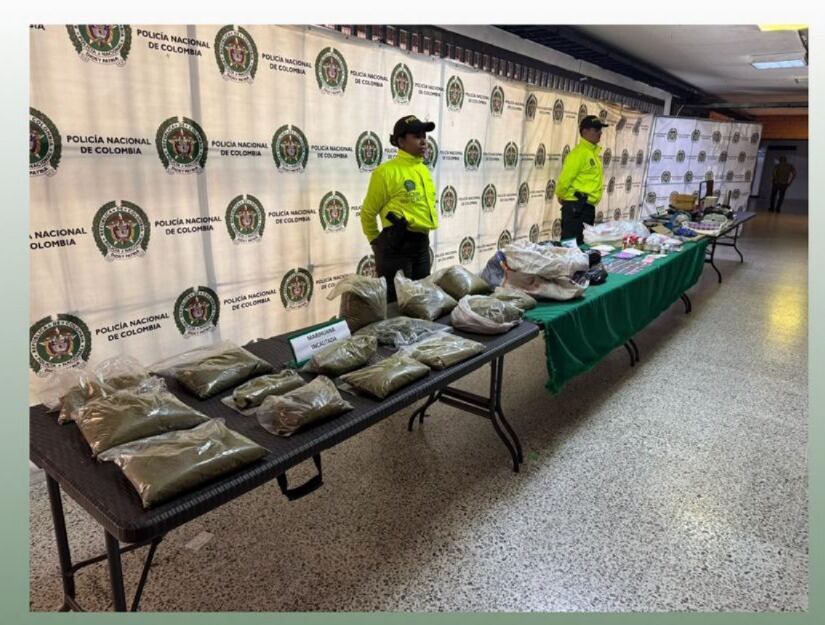 Incautación a La Terraza en Medellín. Foto: Alcaldía de Medellín.