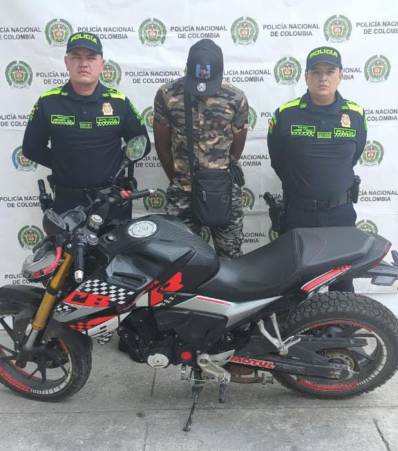 Delincuente conocido como "Sombra" de 24 años.