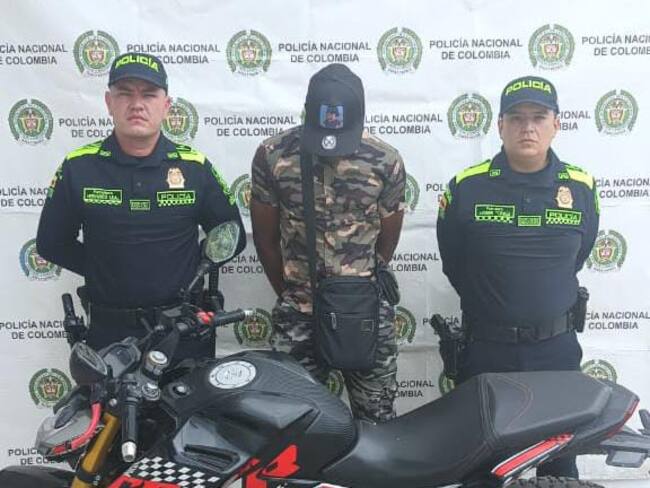 Delincuente conocido como "Sombra" de 24 años.