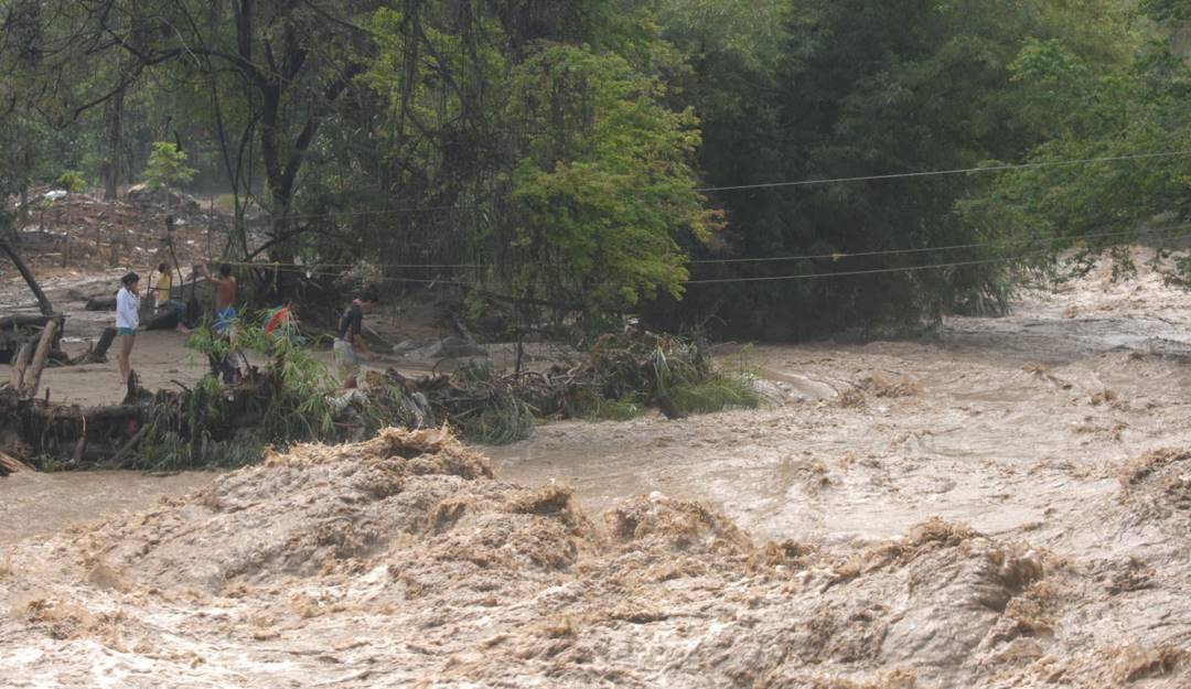 Temporada de lluvias en Colombia. Foto: Colprensa. 