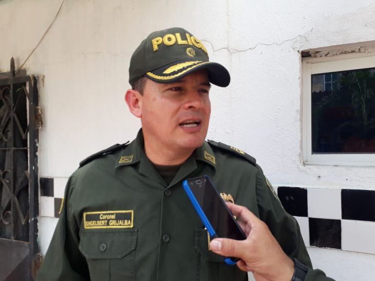 Coronel Engelbert Grijalba, Policía Metropolitana.