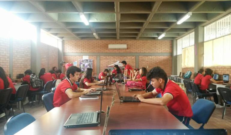 Colegio Francisco José de Caldas del municipio de Tibú, Norte de Santander.