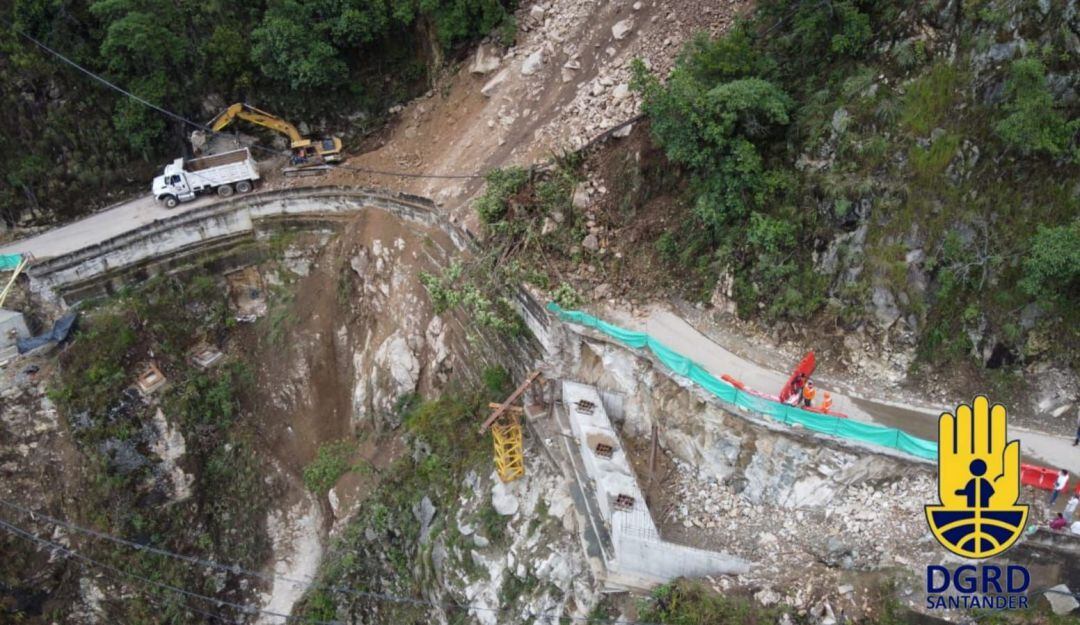 Hasta el jueves estará cerrada la vía Bucaramanga- Málaga