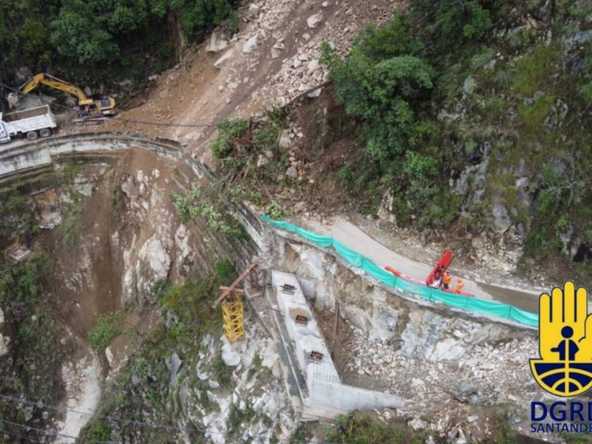 Hasta el jueves estará cerrada la vía Bucaramanga- Málaga