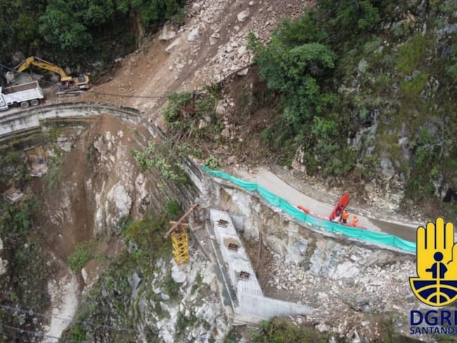 Hasta el jueves estará cerrada la vía Bucaramanga- Málaga