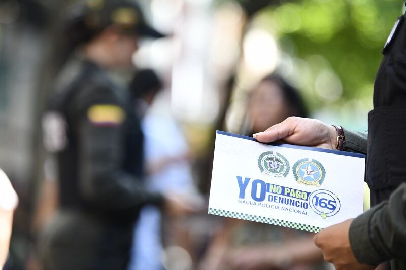 Plan antiextorsión- foto alcaldía de Medellín