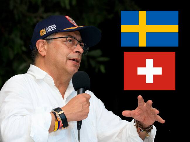 ¿Cómo será la agenda del presidente Gustavo Petro en su viaje a Suecia y Suiza?