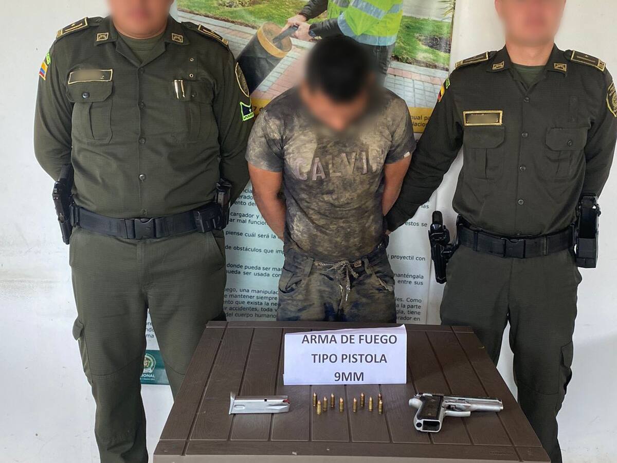 Capturaron a alias ‘Lobo’ o ‘Cordero’ con un arma de fuego ilegal en Bayunca