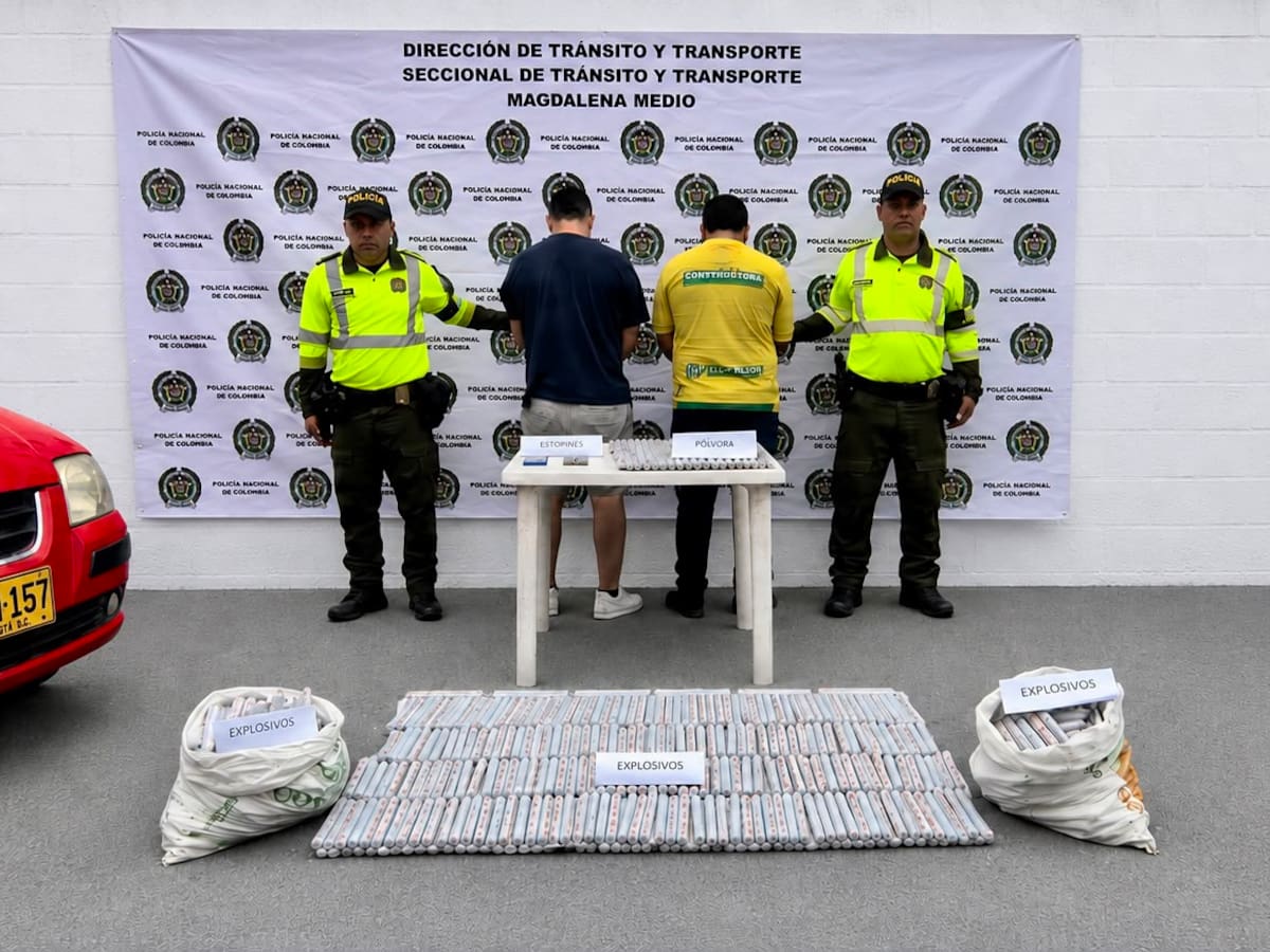 Autoridades incautaron explosivos que serían destinados para uso de la minería ilegal en Santander