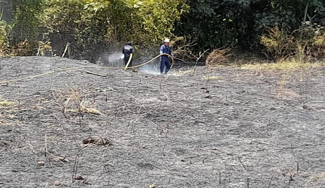 Incendio forestal en Victoria, Caldas.
