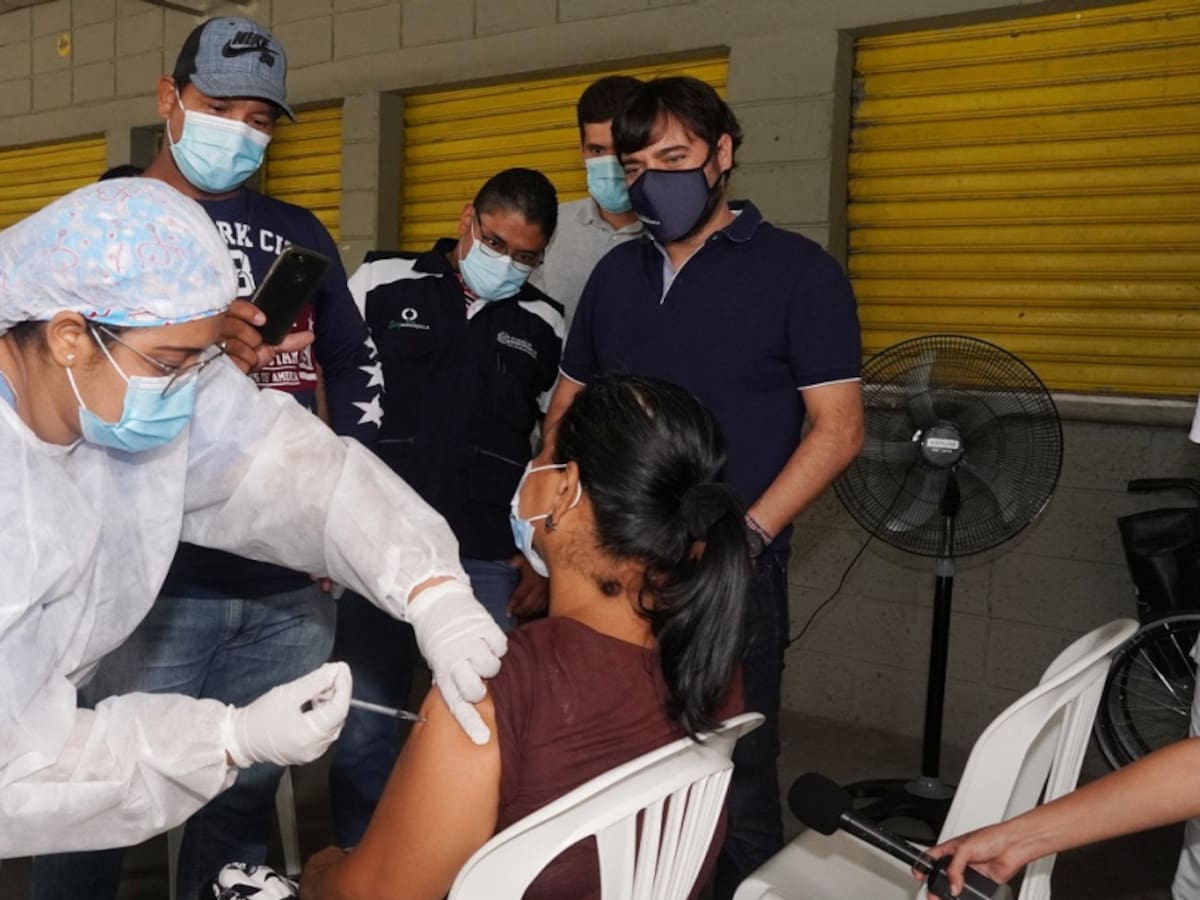 Barranquilla aplicó la dosis 500.000 contra la COVID-19