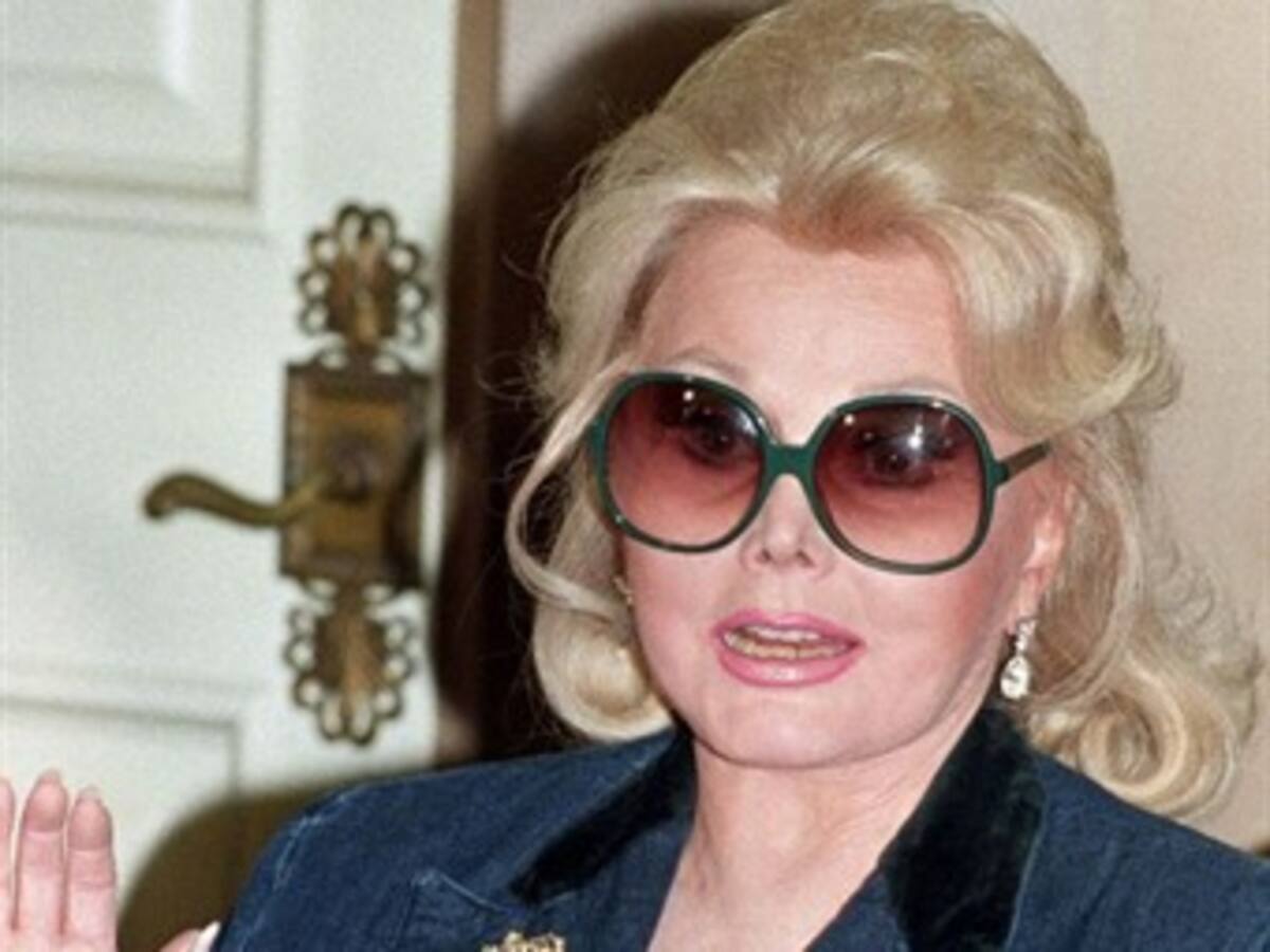 Zsa Zsa Gabor recibe con humor la noticia de la amputación de su pierna