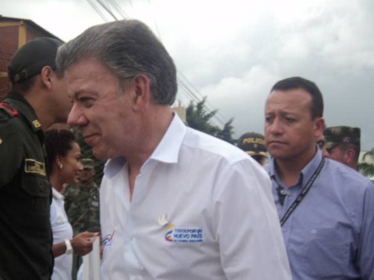 Vamos a incrementar el pie de fuerza en el Quindío para hacerle frente a la criminalidad: Presidente Santos
