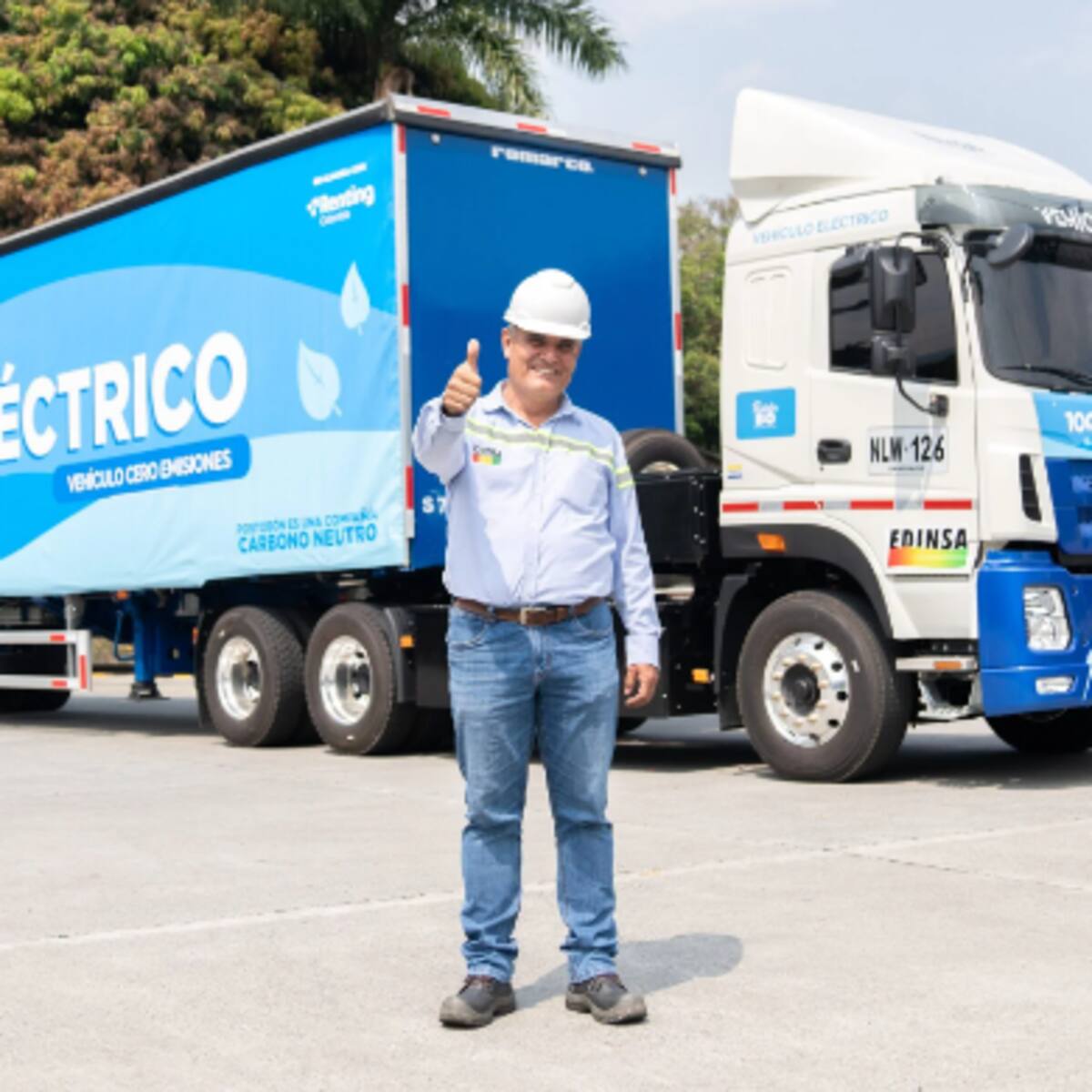 Ya está en circulación el primer tractocamión 100% eléctrico en Colombia