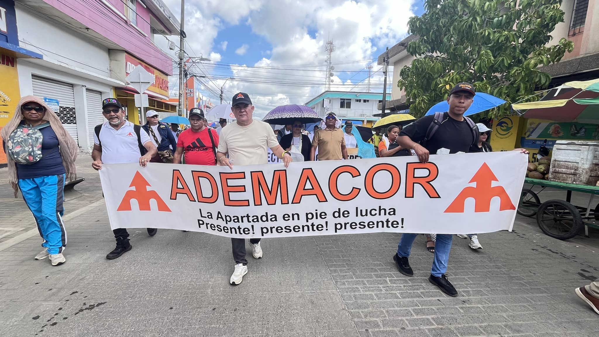 Movilizaciones de Ademacor en Montería.