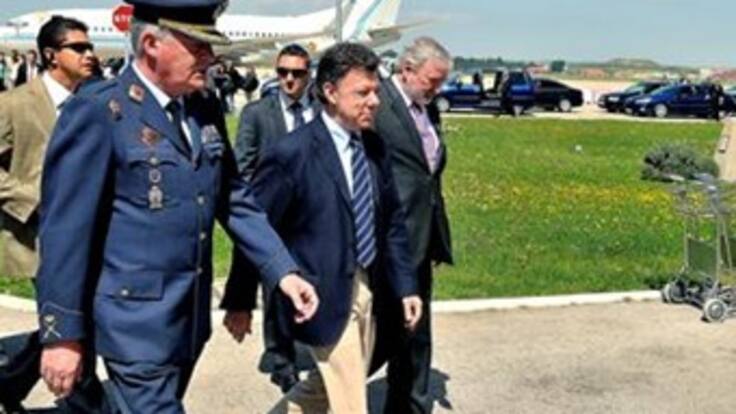 Optimismo tras primeras reuniones de Santos en Europa