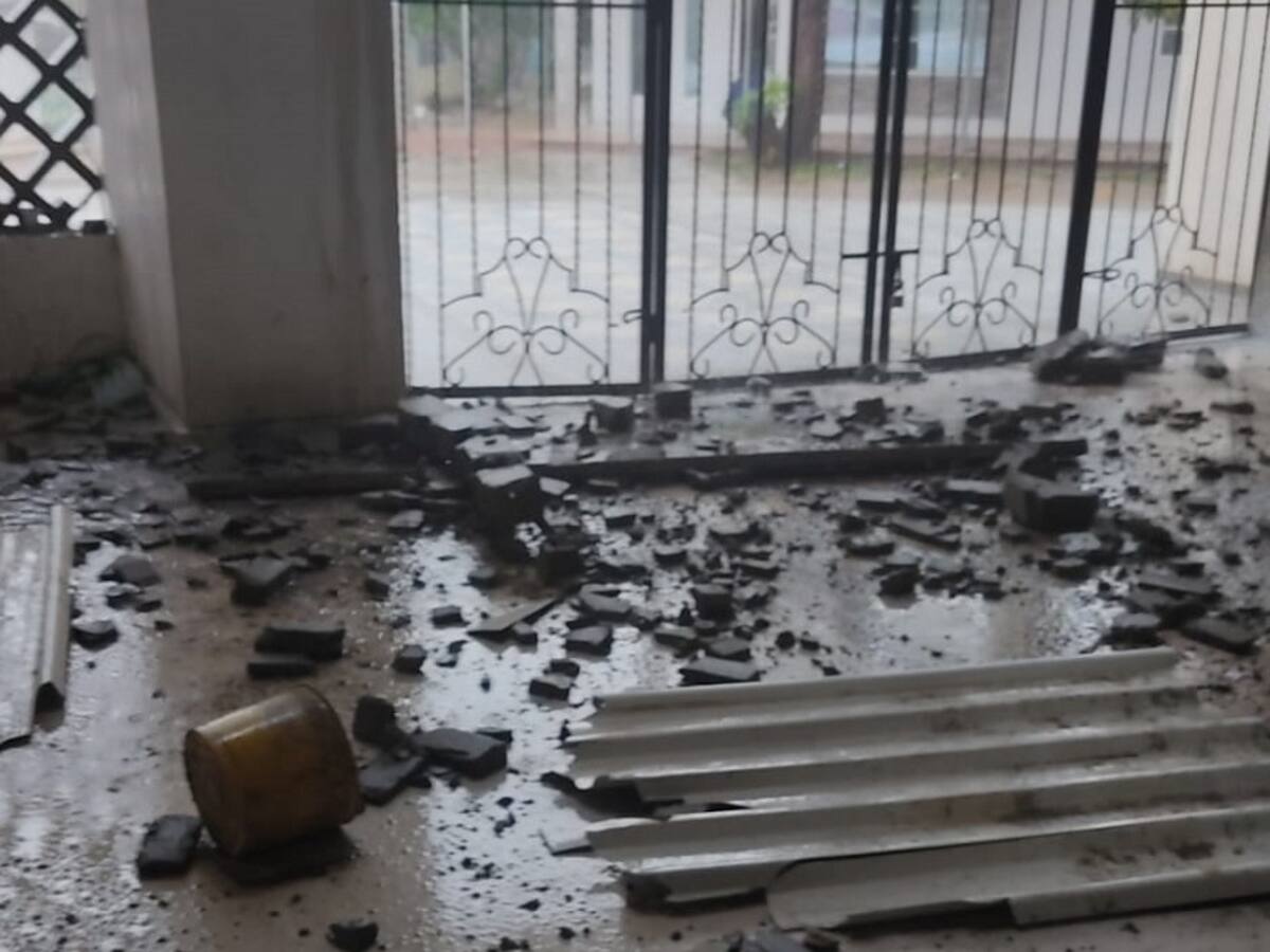 Varias viviendas en Sabanalarga resultaron destechadas por fuertes vientos