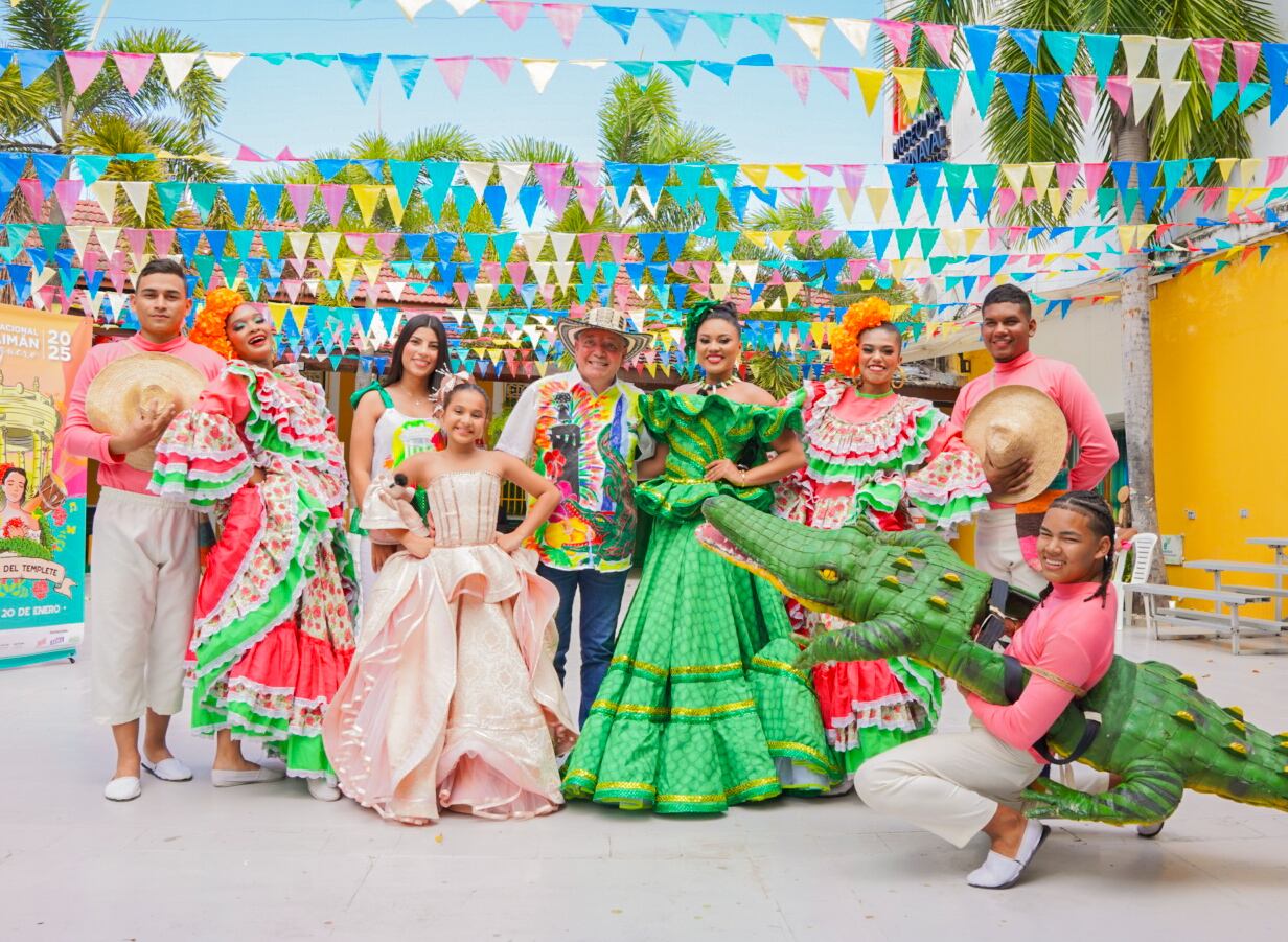 Promoción del Festival Nacional del Caimán Cienaguero en Barranquilla . Alcaldía de Ciénaga