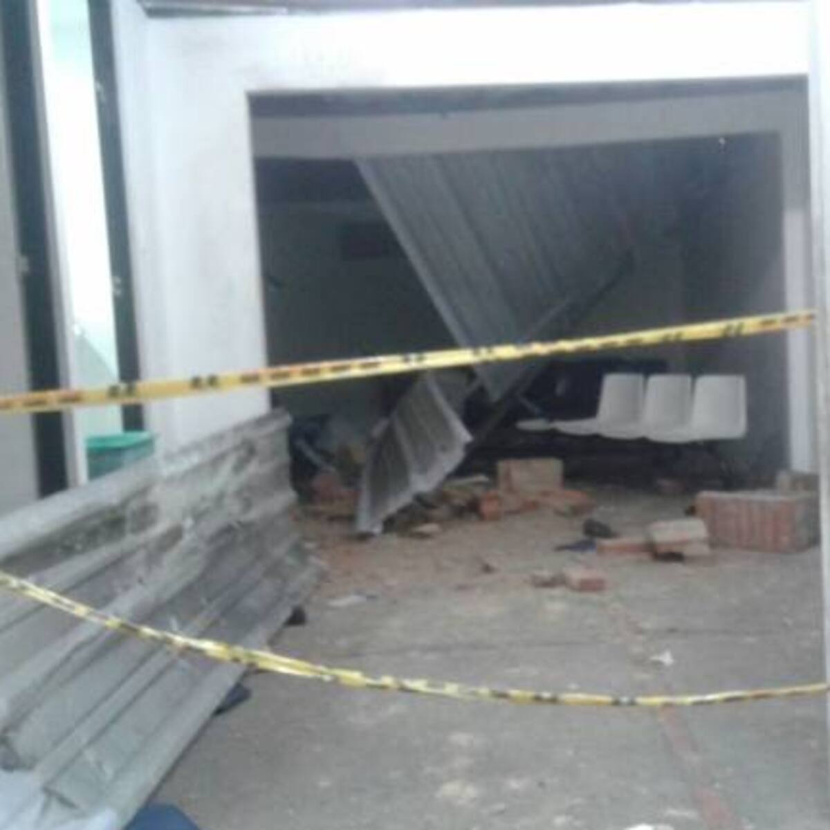 Dos mujeres permanecen en Cuidados Intensivos tras el colapso de un muro en el hospital de Tunja