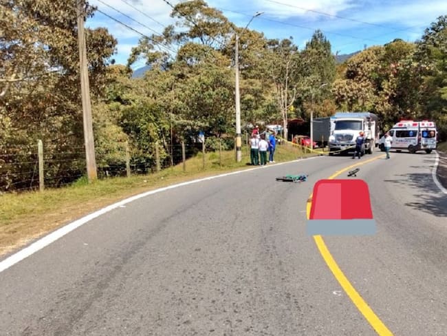 El "gravity bike" cobró la vida de un menor en La Ceja, Antioquia