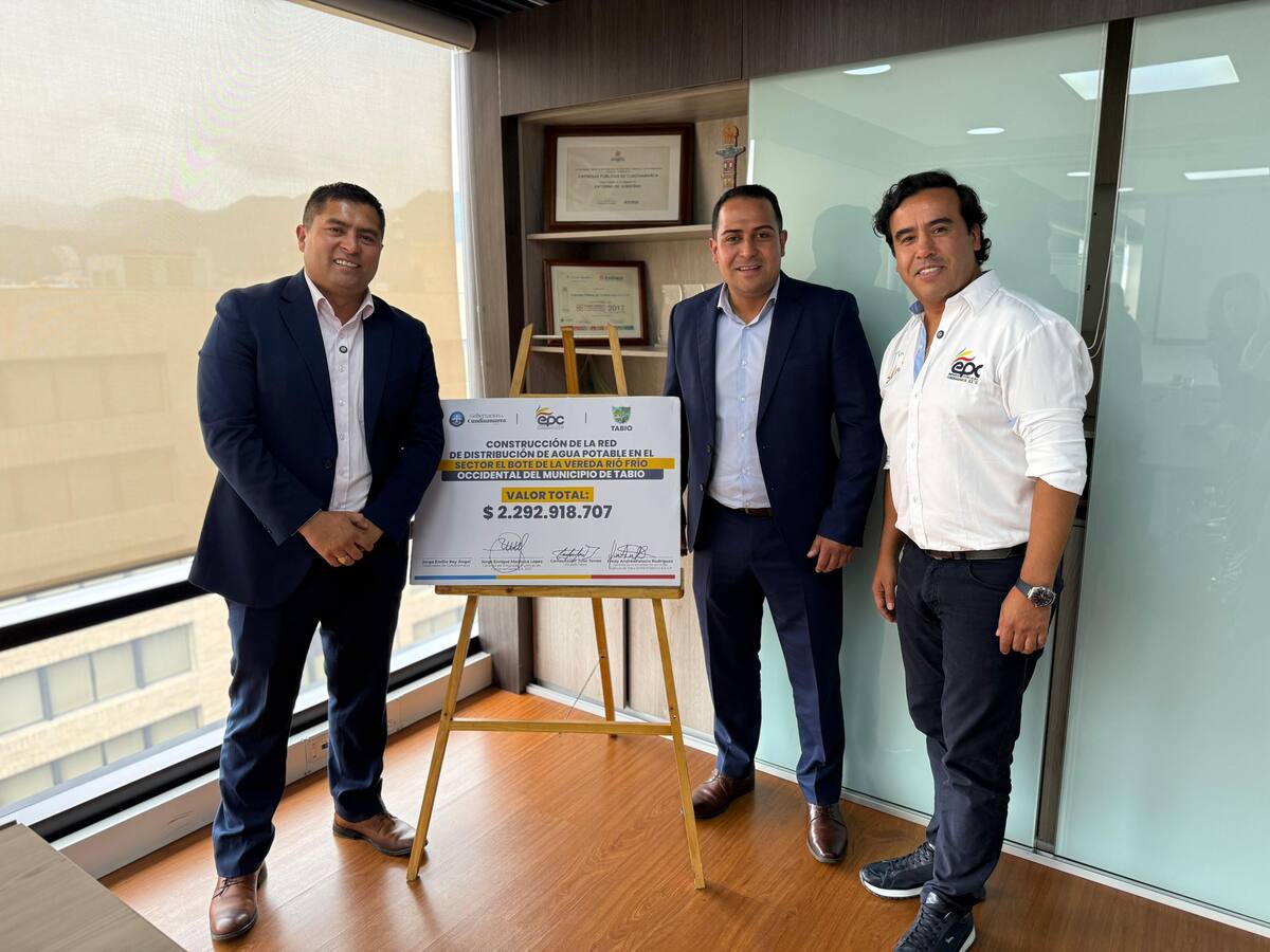 Más de 900 habitantes en Tabio, Cundinamarca accederán a agua potable por medio de nuevo sistema