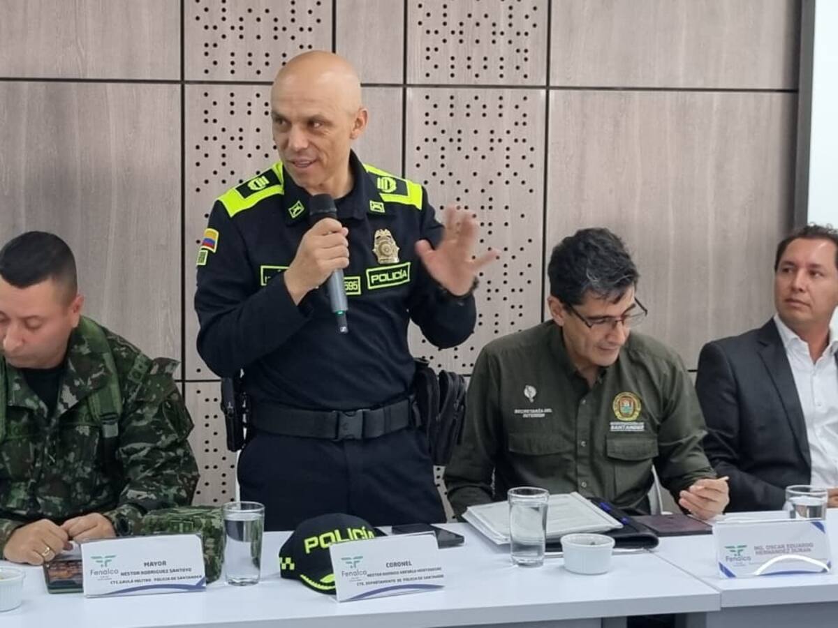 Definen medidas de seguridad para enfrentar el aumento de hurto y microtráfico en San Gil, Santander