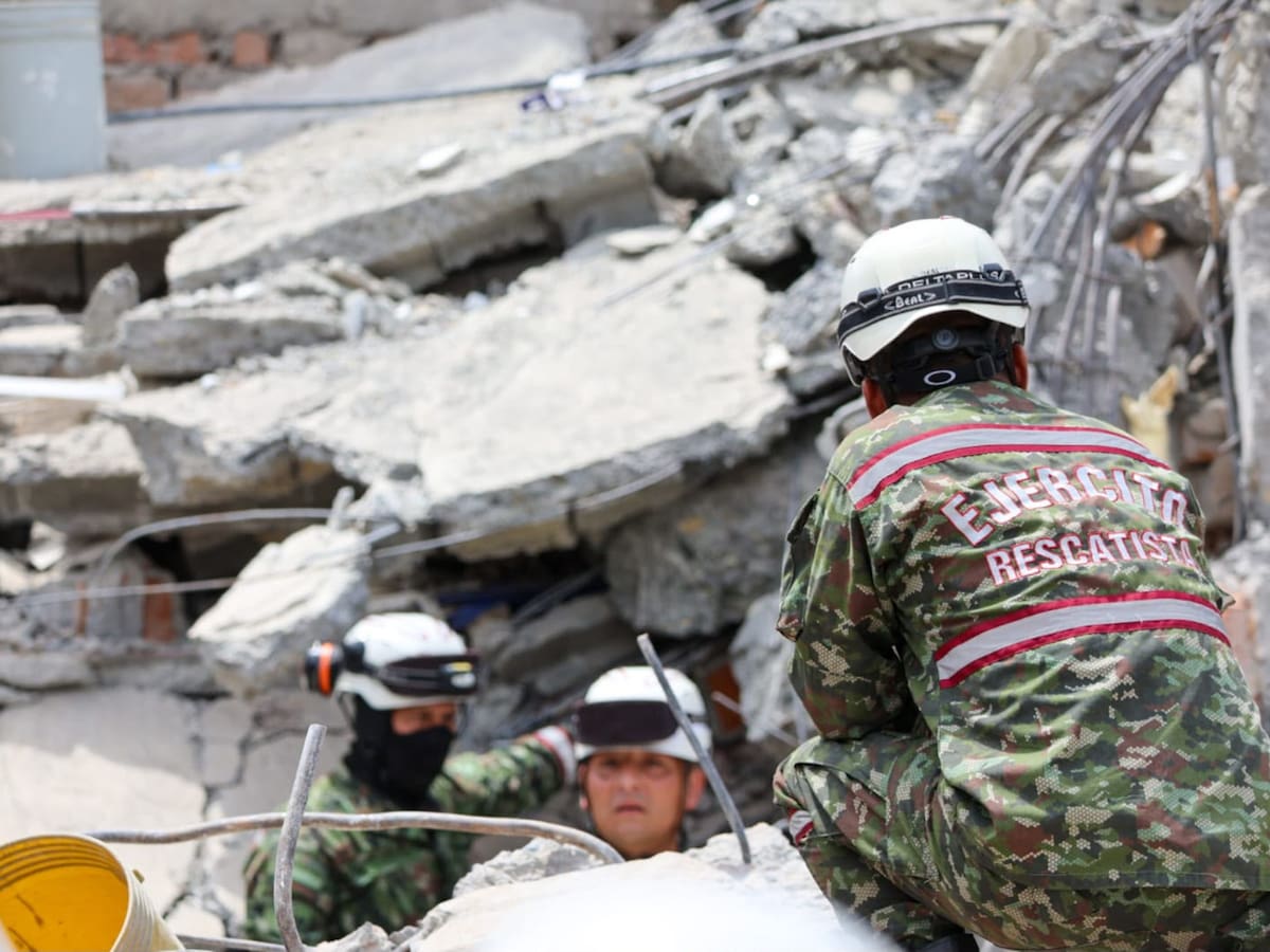 Así es el trabajo de más de 200 soldados desplegados en Cali, Pereira y Chocó tras terremoto