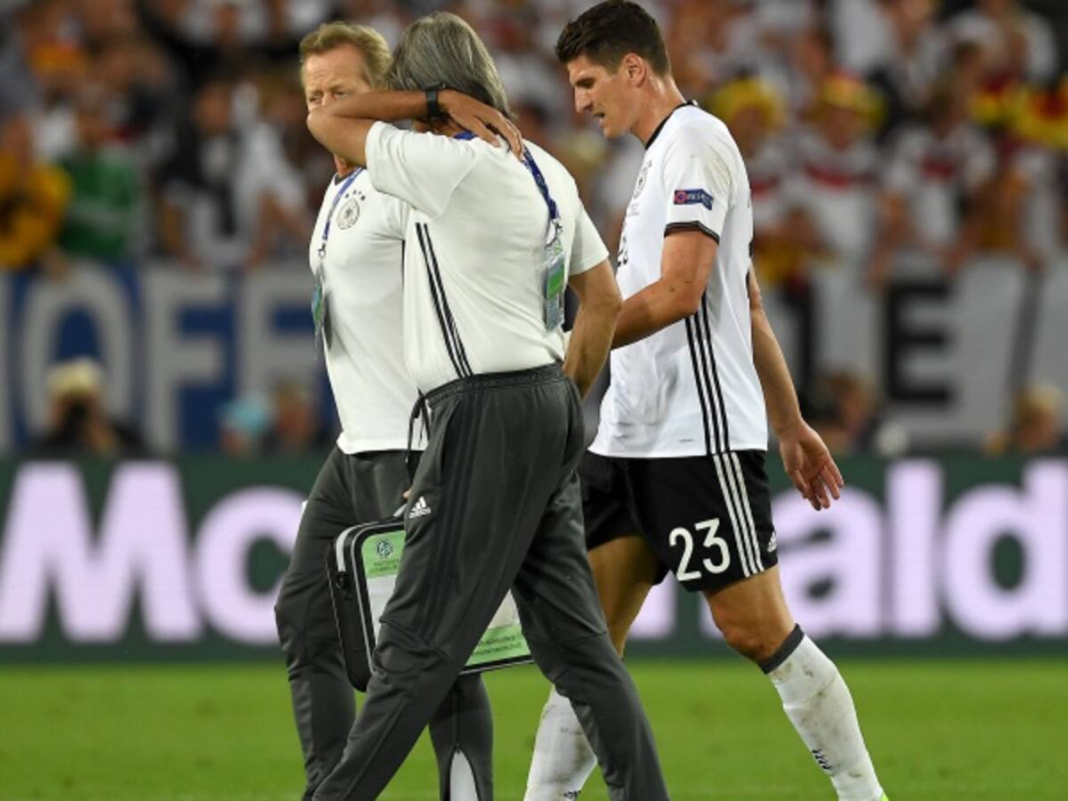 Mario Gómez será baja de Alemania para lo que queda de la Eurocopa