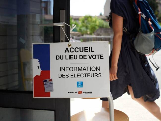Los franceses acuden a votar para las elecciones legislativas. Foto: Getty
