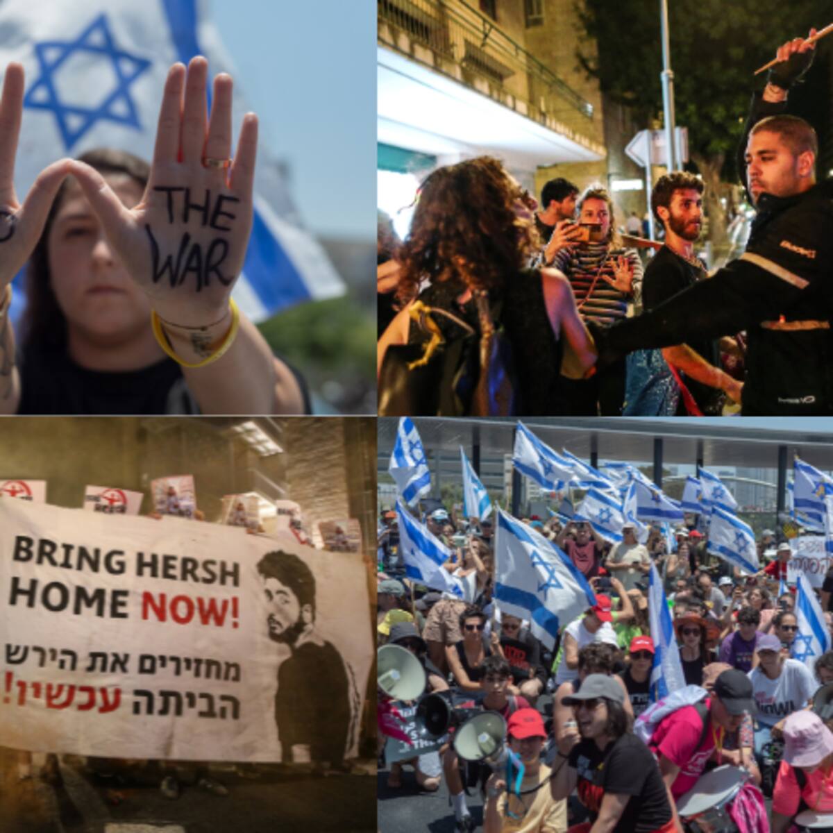 Israelíes protestan por 9 meses de guerra en Gaza sin liberación de secuestrados