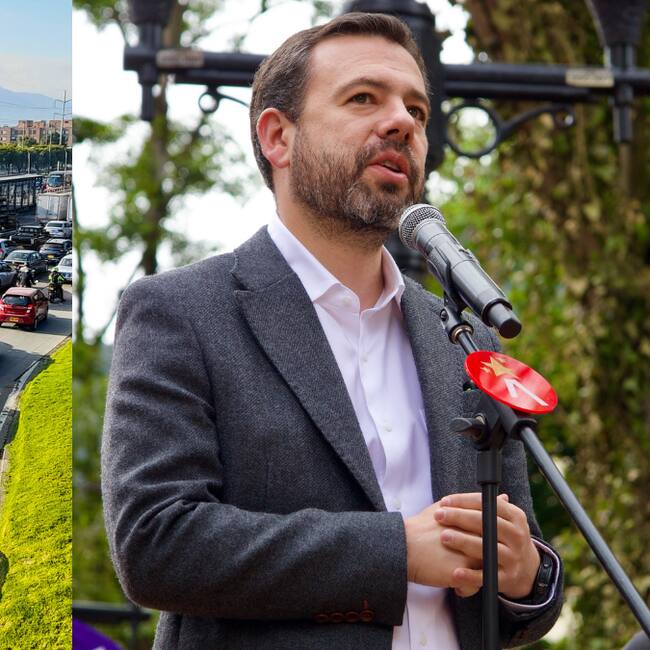 Tránsito en Bogotá / alcalde Carlos Fernando Galán (créditos: GettyImages)