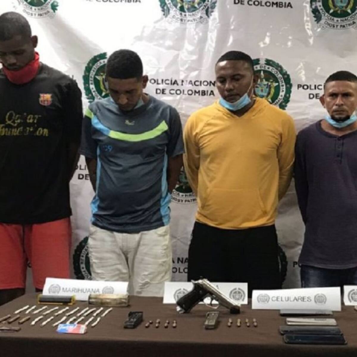 Capturan a presuntos miembros de la banda Los Tumba Puertas en Barranquilla