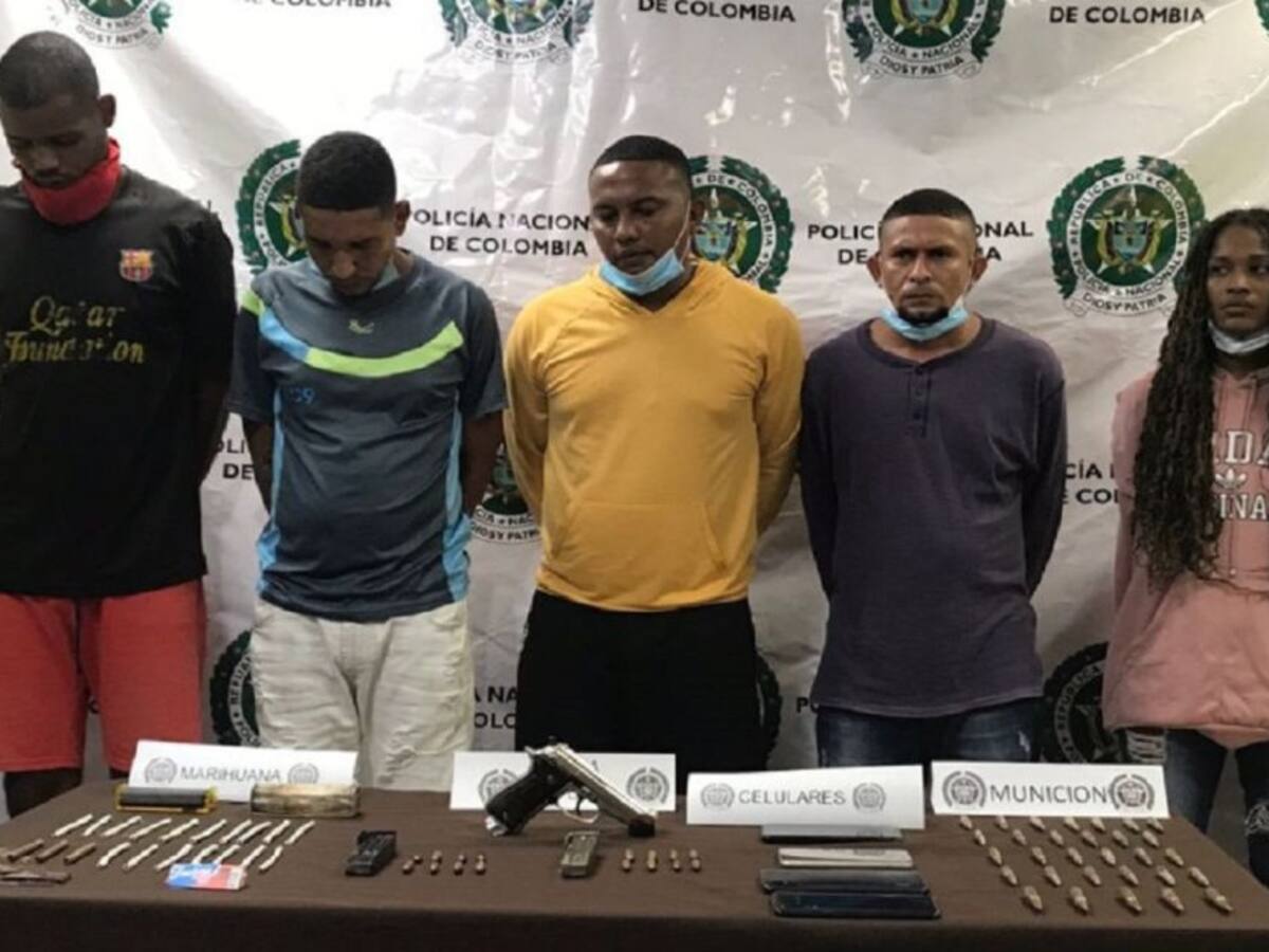 Capturan a presuntos miembros de la banda Los Tumba Puertas en Barranquilla