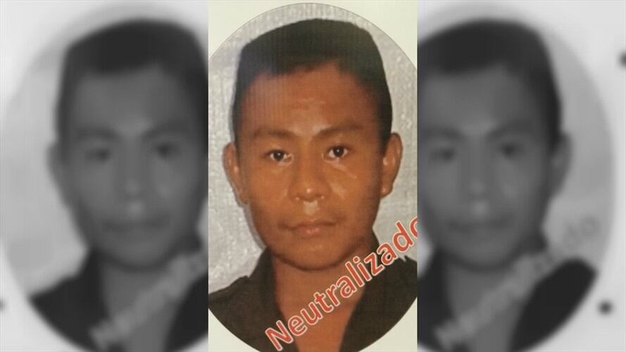 Alias Gabriel, quien sería jefe de la comisión financiera, cayó en un bombardeo y asalto aéreo de la Fuerza Pública. Foto: Fuerzas Militares