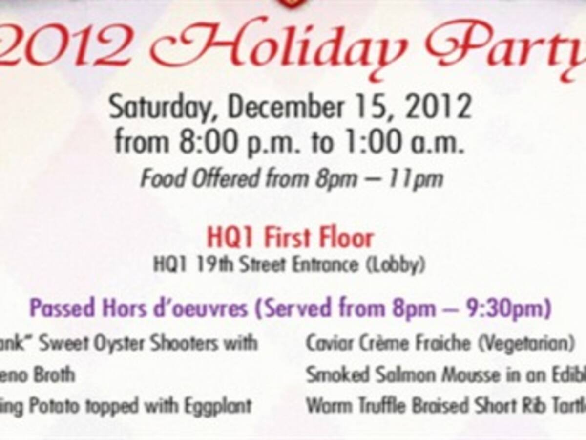 La cena de Navidad del FMI está valorada en 500.000 dólares